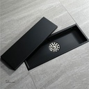 Black Color Brass Floor Drain 9873QBC 10*20