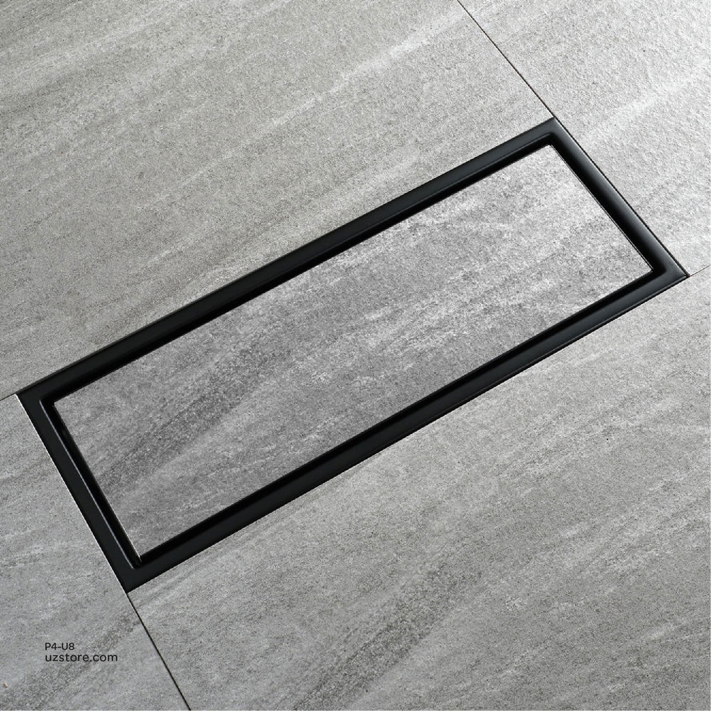 Black Color Brass Floor Drain 9873QBC 10*20