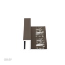 UROSHRINK Spain Tile Corner Steel Trim 212A-BRM-12 Bronce Mate 12MM (ES) Matt Bronze 