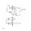 GROHE Essence New OHM trimset basin 2-h M 29192001