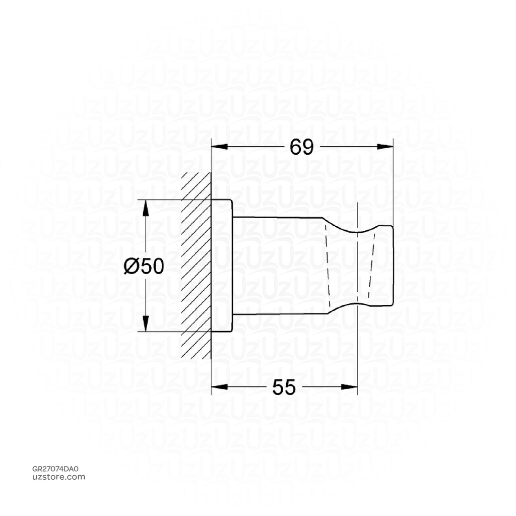 GROHE Rainshower shower holder 27074DA0