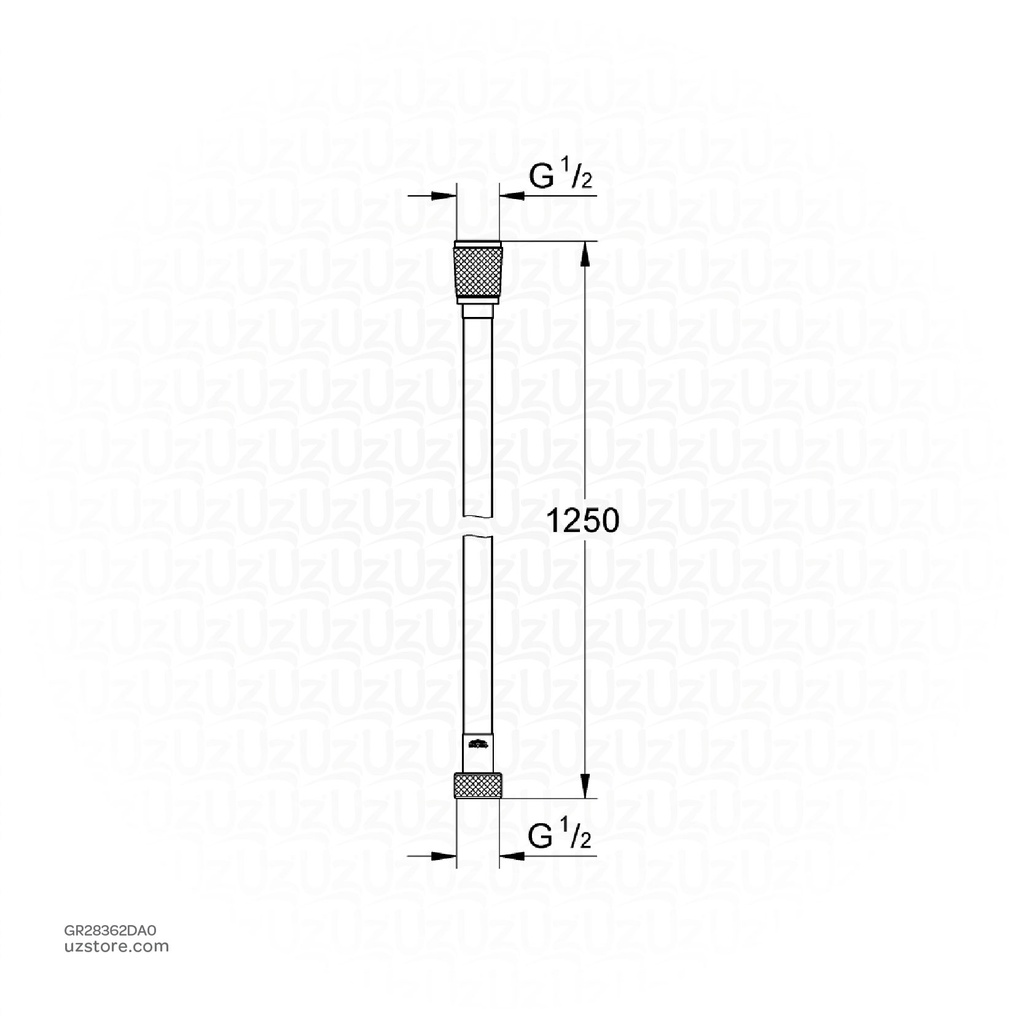 GROHE shower hose 1250 mm 28362DA0