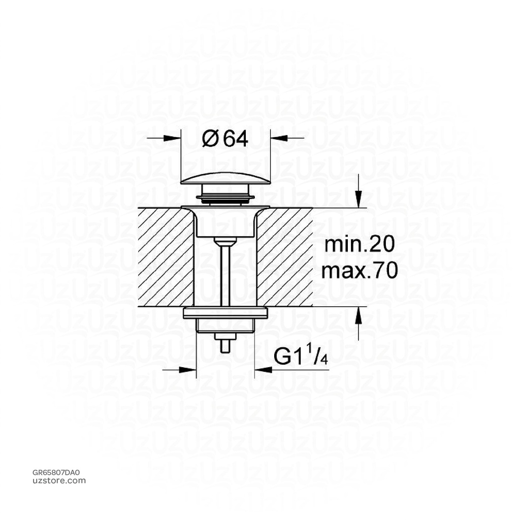 GROHE waste set 65807DA0