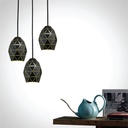 TRIBLE HANGING LIGHT 6511/3 GOLDEN BLACK