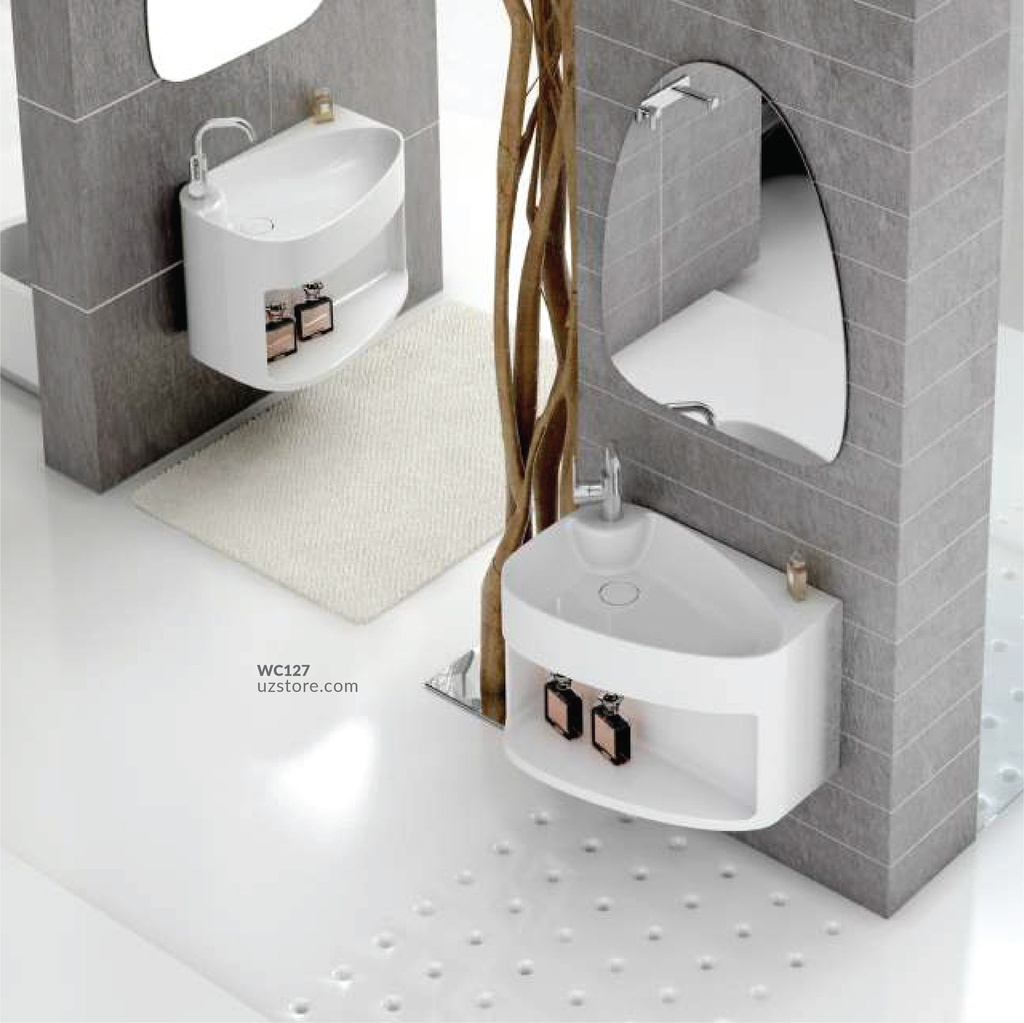 Wash Basin With Cabinet
KZA-1780060-WHITE