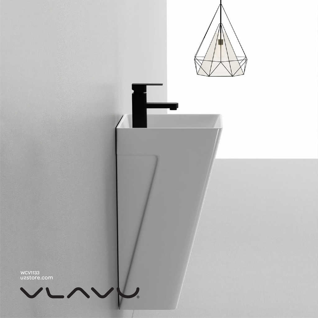 Vlavu Wall-hung basin
 Fixing to wall with back 530x440x360mm CB.39.0001