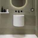 Vlavu Wall-hung basin
 Fixing to wall with back 530x440x360mm CB.39.0001