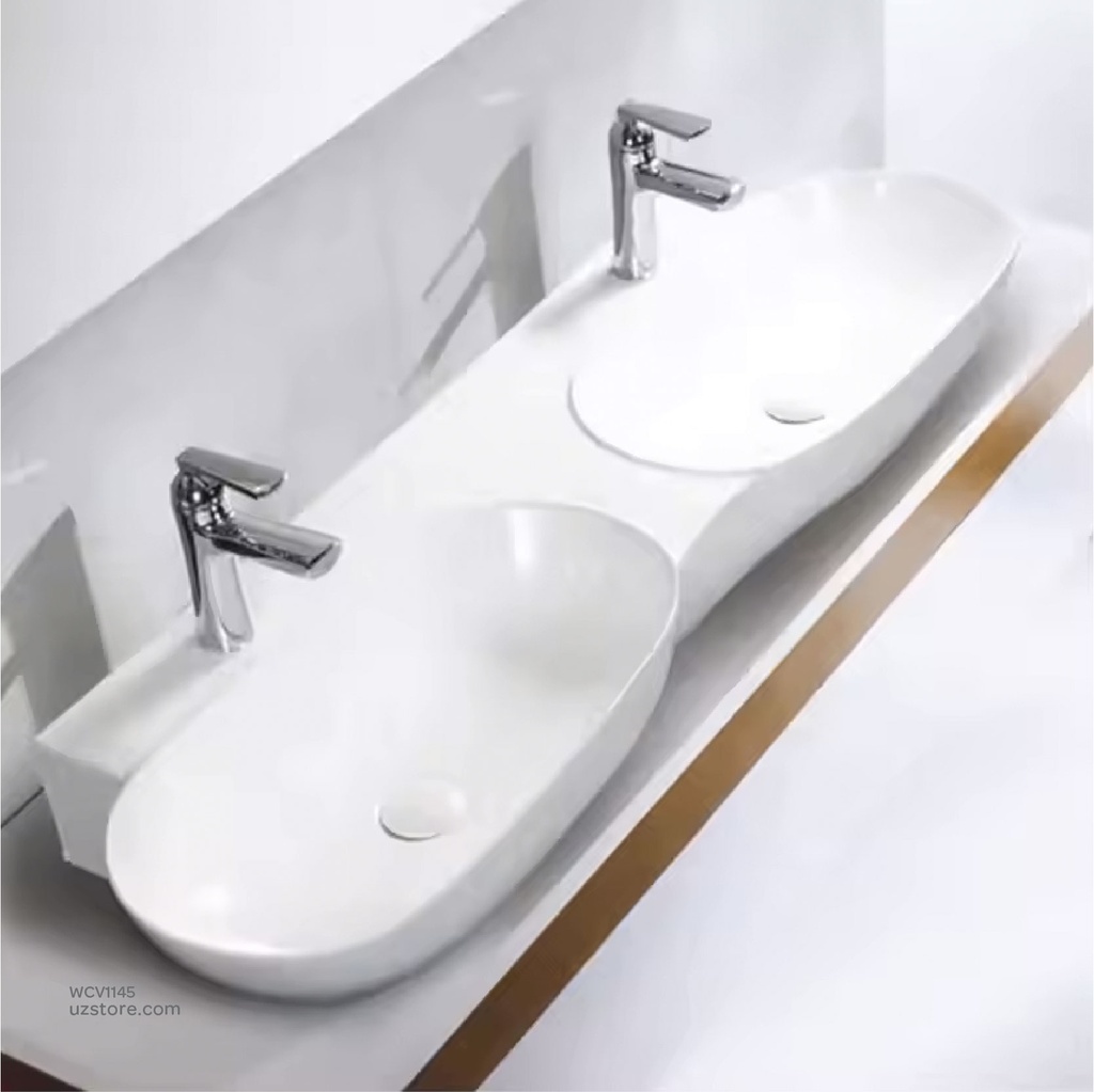 Vlavu Wall-hung basin
 Fixing to wall with back 530x440x360mm CB.39.0001