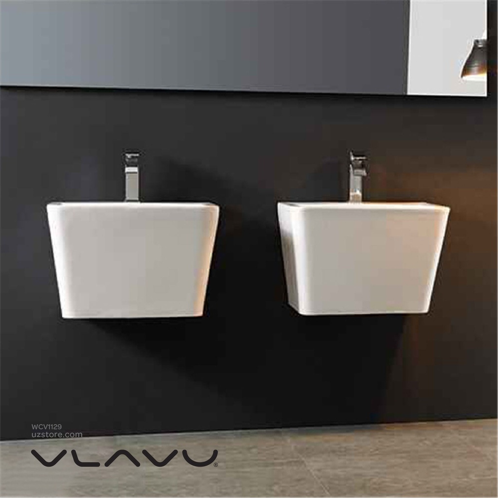 Vlavu Wall-hung basin
 Fixing to wall with back 530x440x360mm CB.39.0001