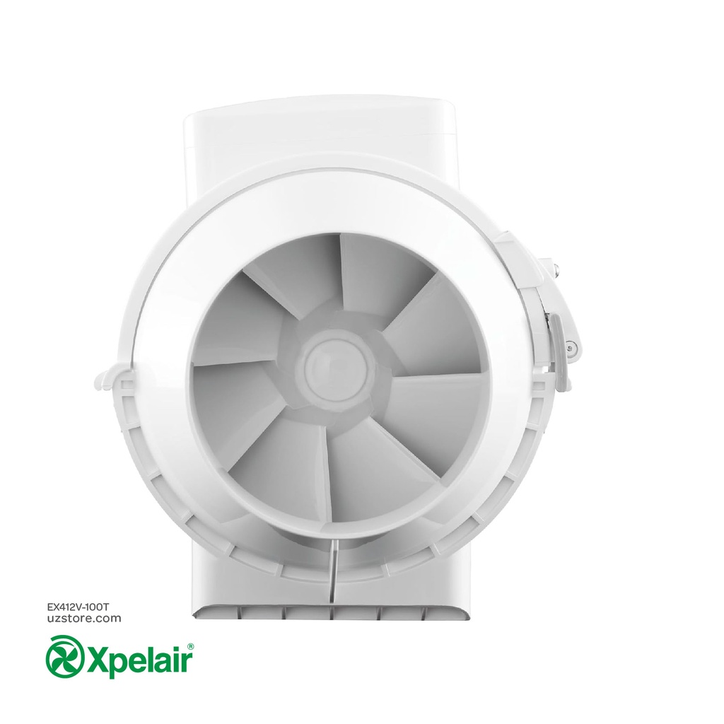 Xpelair XIMX100T 100mm (4") Inline Mixed Flow Fan with Timer