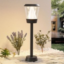 Outdoor LED light, Matt Black, 16W, 3000-3500K, Die casting aluminum+PC(anti UV), SMD, φ170*1000MM, SH-202237S/1000