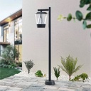 Outdoor LED light, Matt Black, 16W, 3000-3500K, Die casting aluminum+PC(anti UV), SMD, φ170*1000M, SH-202237S/1000HD