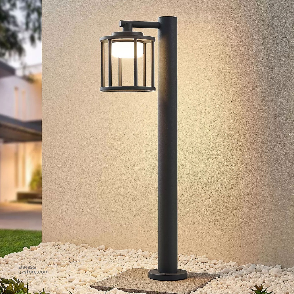 Outdoor LED light, Matt Black, 18W, 3000-3500K, Die casting aluminum+PC(anti UV), SMD, 170*276*800MM, SH-202291RD/800HD