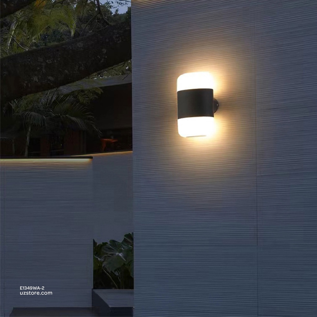 Outdoor LED light, Matt Black, 25W, 3000-3500K, Die casting aluminum+PC(anti UV), Sanan SMD, 100110*180MM, SH-W21019R