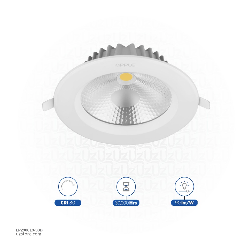 OPPLE LED Downlight RC-E3 COB R150 30W 857 5700K Daylight 540001346500
