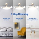 OPPLE Decorative Fan with LED FSD-ERd480-68W-Step-GY-Windys 3-GP Grey 525002009500