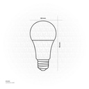 OPPLE LED Lamp UltraSave series LED US A60 E27 9W 6500K CT DZ Daylight 800008020600