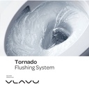 Vlavu wall-hung toilet ( WC ) Tornado Flushing System P-trap: 180mm roughing-in UF seat & cover 520*320*300mm CB.16.0113