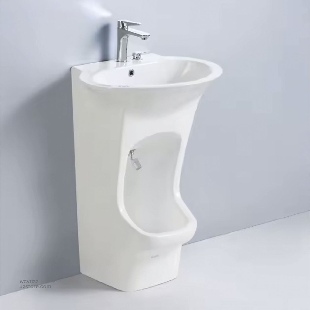Vlavu One-piece Basin Fixing to wall with back 610*465*865mm CB.21.9337