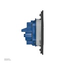 GROHE Arena Cosmopolitan S Wall plate , 37624KF0 , phantom black