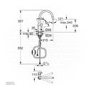 GROHE BauEdge Single-lever sink mixer 1/2" , 30536000 , chrome