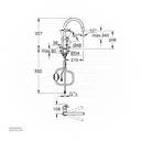 GROHE BauLoop Single-lever sink mixer 1/2" , 30543000 , chrome