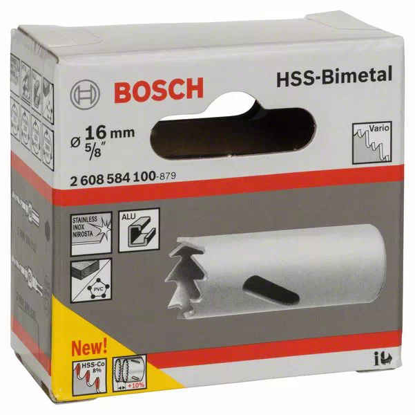 BOSCH HSS Bi-metal Holesaw 16mm