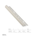 UROSHRINK Spain Tile Corner Steel Trim 171A-CR Crema 10MM (ES) Cream