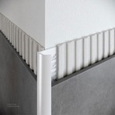 UROSHRINK Spain Tile Corner Plastic Trim 171-GC Gris Claro 10MM (ES) Light Grey
