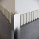 UROSHRINK Spain Tile Corner Steel Trim 193A-PM Plata Mate 25*25MM (ES) Matt Silver