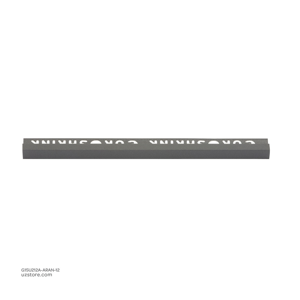 UROSHRINK Spain Tile Corner Steel Trim 212A-ARAN-12 Arena Antracita 12MM (ES) Sand Anthracite
