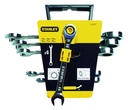 Stanley® Set of 6 Maxi Drive Plus Combination Ratchet Spanners 4-89-907