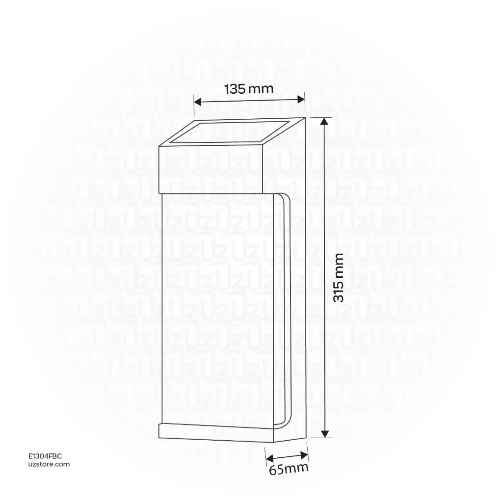 Uzstore Wall Outdoor Light E1304FBC-03.webp