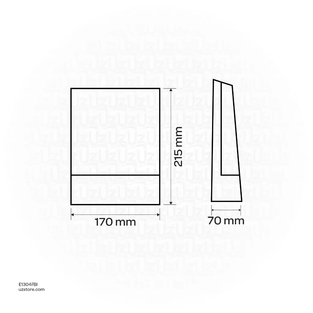 Uzstore Wall Outdoor Light E1304FBI-02.webp
