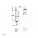 GROHE Euphoria Cube System 150 Shower system with diverter 
for wall mounting , 27696000 , chrome