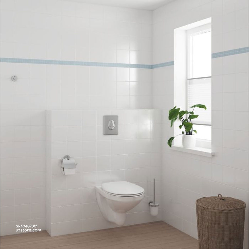 GROHE Essentials City restroom accessories set 3-in-1 , 40407001 , chrome