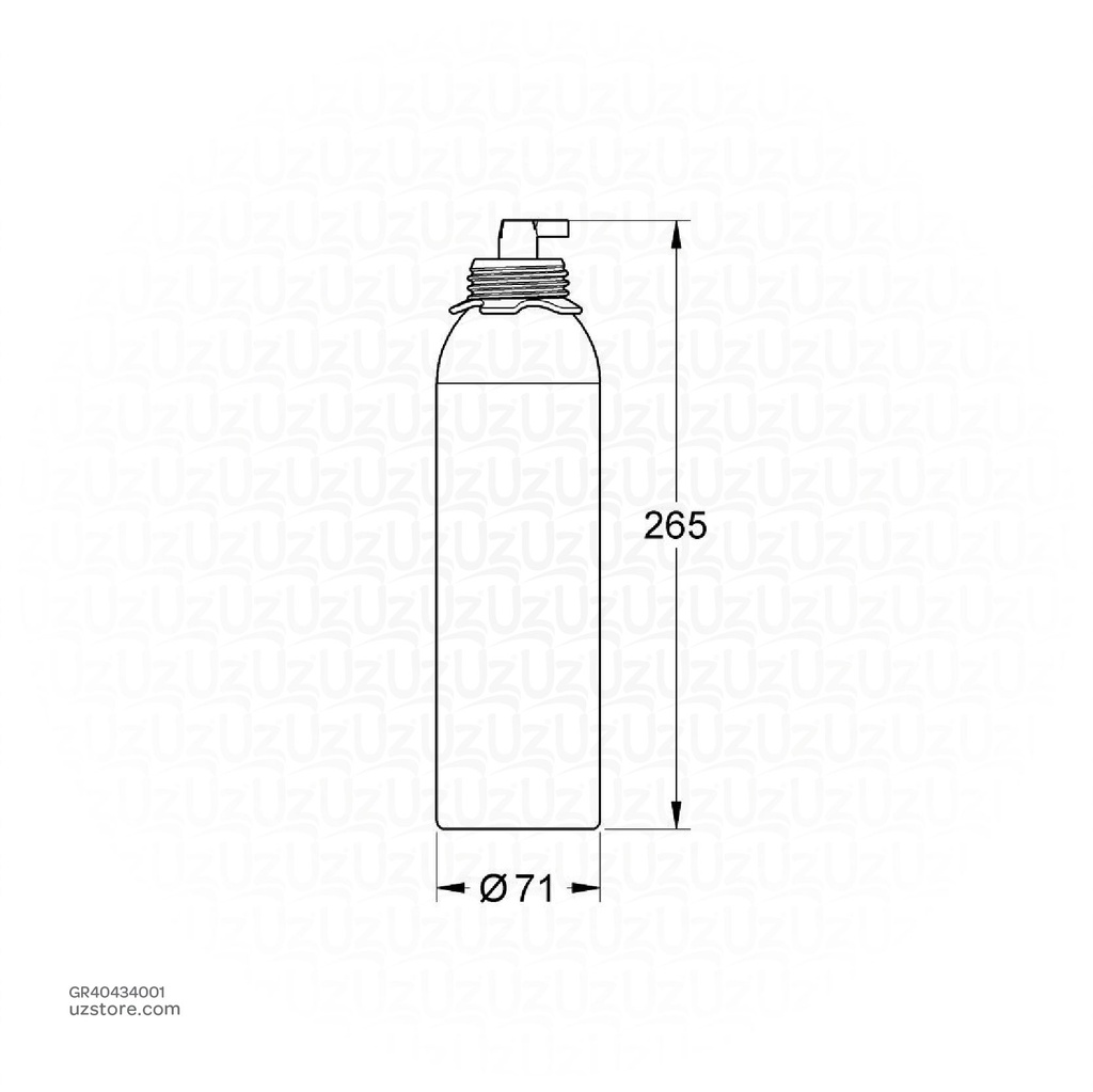 GROHE GROHE Blue Cleaning cartridge , 40434001 , chrome
