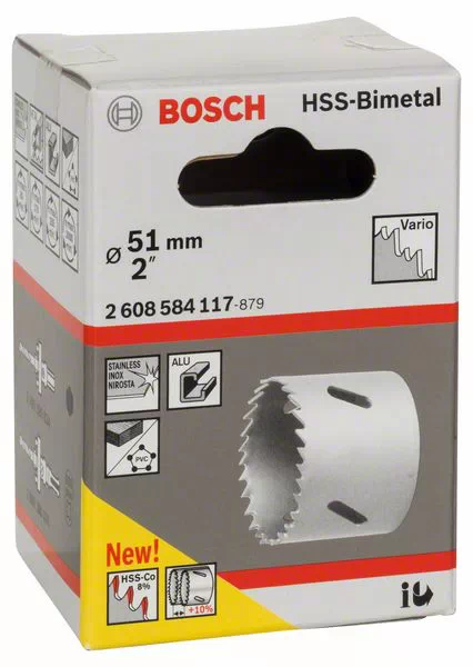 BOSCH HSS Bi-metal Holesaw 51mm