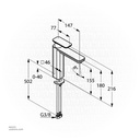 KLUDI RAK E2 Single Lever Basin Mixer DN 15 RAK492980575