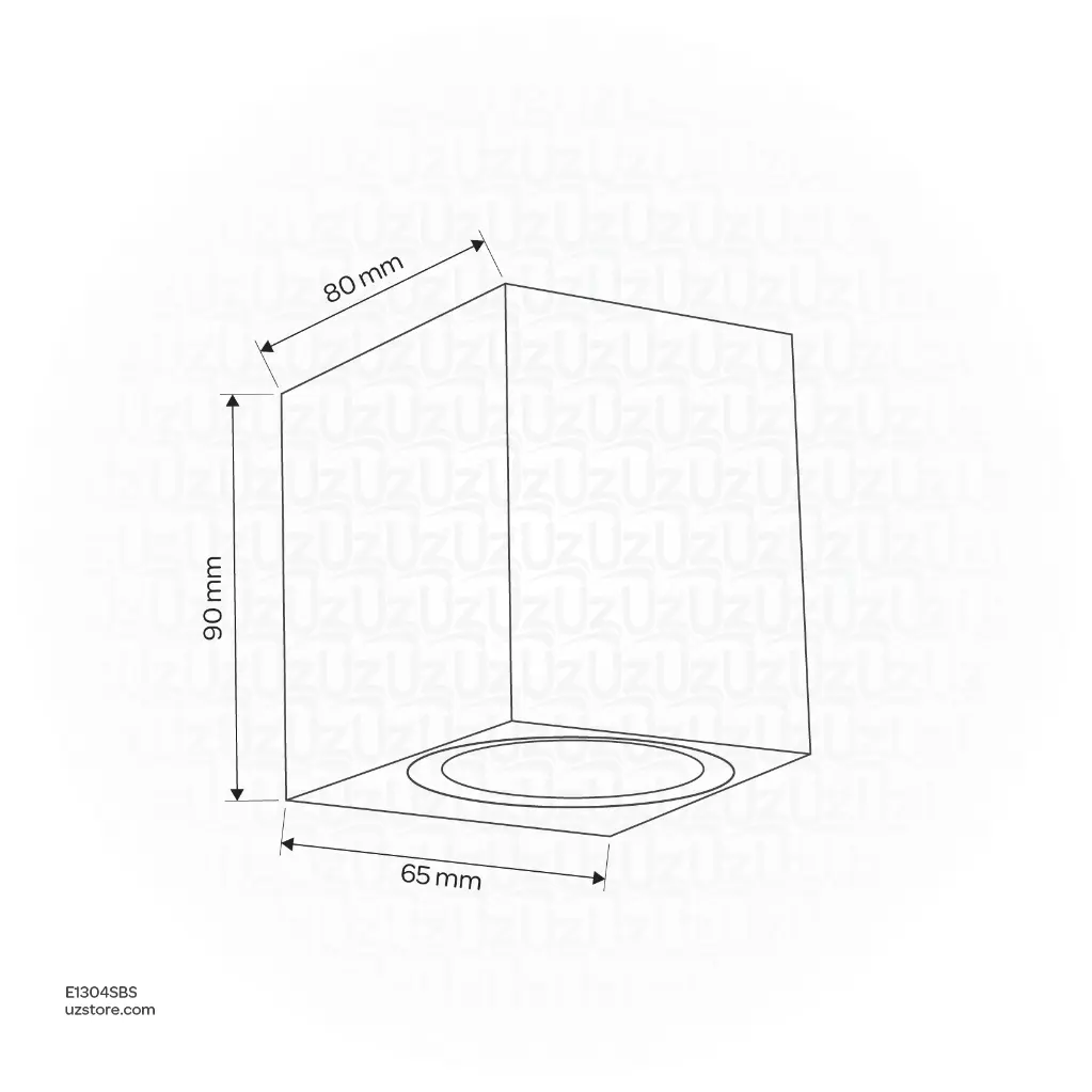 Uzstore Wall Outdoor Light - GU10 E1304SBS-02.webp