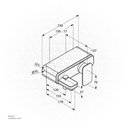 KLUDI RAK E2 Mix Single Lever Bath and Shower Mixer DN 15
 RAK494450575