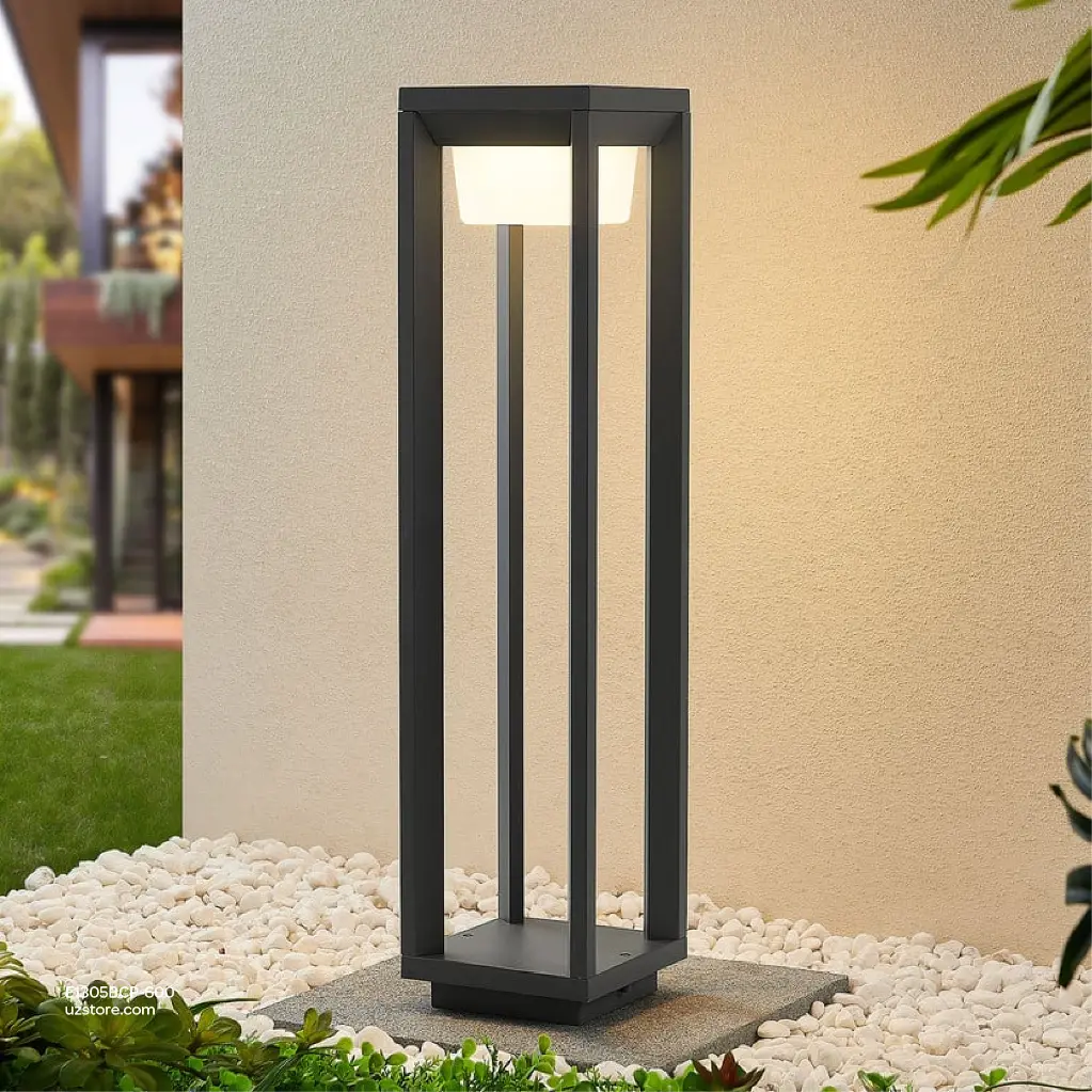 Uzstore Outdoor Bollard Light E1305BCP-600-02.webp