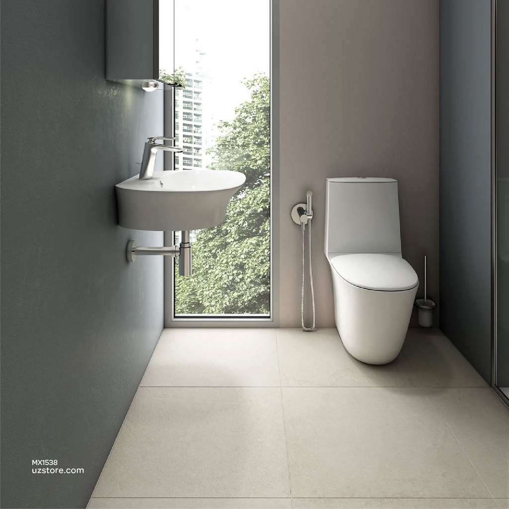 RAK Brass Spray DOUCHE Set with Mixer Chrome SPRDOMX0001