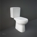 RAK - LIWA Water Closet P-trap + Flush Tank & Seat Cover LW08AWHA+LW04AWHA+JM05DSCQRAWHA