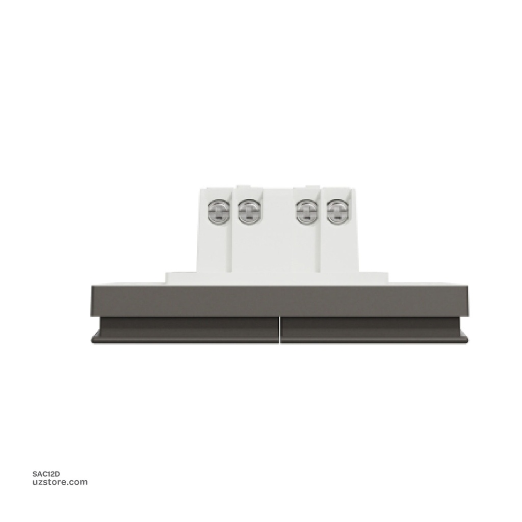 2 gang switch 3*3 1way Schneider Avatar On C Dark Grey