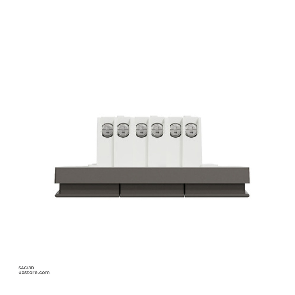 3 gang switch 3*3 1way Schneider Avatar On C Dark Grey