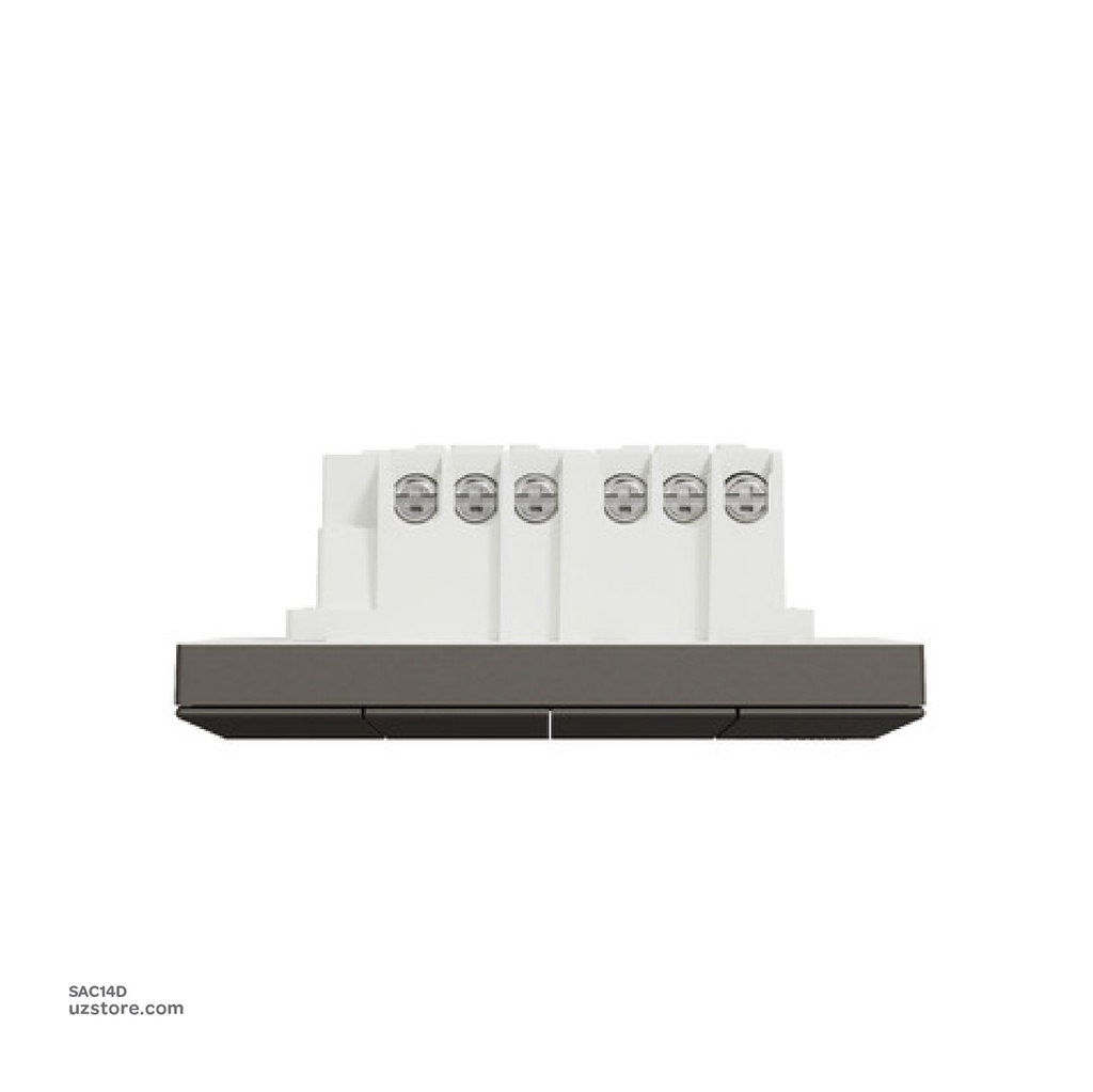 4 Gang Switch 3*3 1way Schneider Avatar On C Dark Grey(E8734L1F_DG)