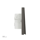 4 Gang Switch 3*3 1way Schneider Avatar On C Dark Grey(E8734L1F_DG)