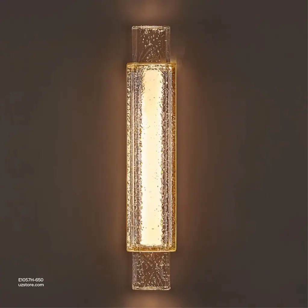 Uzstore OPTARA Wall Light H 650mm3000K Glass Rose gold E1057H 650-03.webp