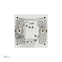 D.B Switch (20A) 3*3 Schneider Avatar On C Wine Gold